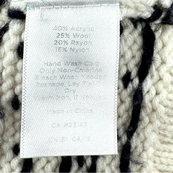 Talbot Carnival Fair Isle Pom Pom Button Back Woolen Sweater - Picture 10 of 11